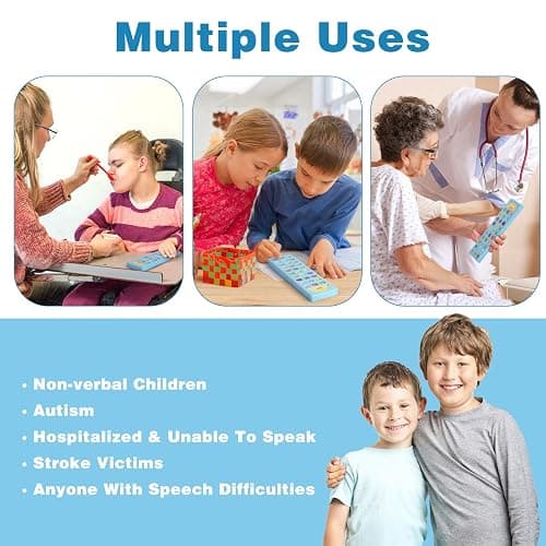 Joyreal AAC Device for Autism, Non Verbal Communication Tools for Speech Therapy & Stroke Rehab. Autism Talking Aids with 6 Programmable Buttons & Adjustable Volume, Autism Toys for Kids and Adults thumbnail 9