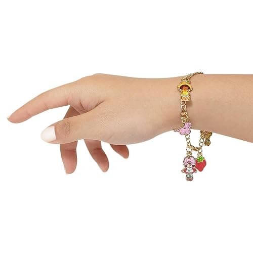 LUV HER Strawberry Shortcake 7" Bracelet with Metal Charms Strawberry Shortcake - Ages 3+ thumbnail 3