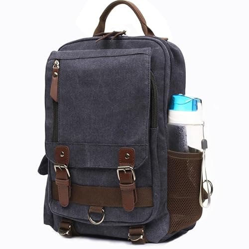 mygreen Canvas Cross Body Messenger Bag Shoulder Sling Backpack Travel Rucksack thumbnail 5