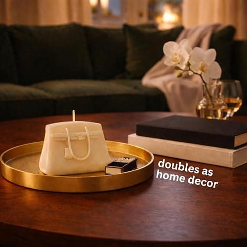 Handbag Candle in GiftBox - Air Wax - Designer-Inspired Luxury Gifts for Women - Birthday Gift for Women - Unique Gift for Her - Bougie Gifts for Girlfriend - Luxury Home Decor thumbnail 6