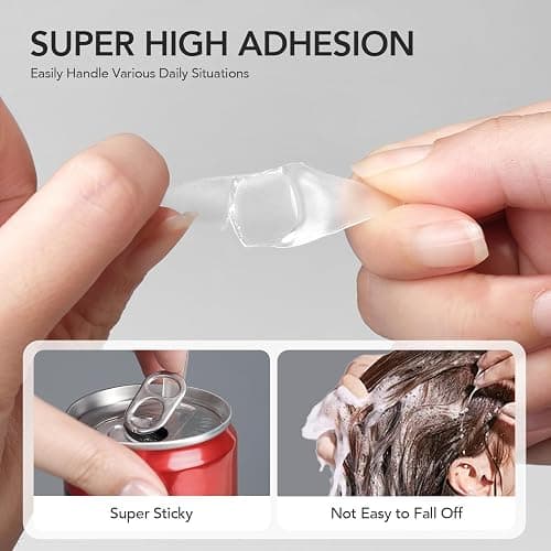 GAOY 2 Pcs Gel Nail Glue, 2 in 1 Glue and Base Coat, 16ml Long Lasting UV Light Cure for Acrylic Tips, Nail Lamp Needed thumbnail 4