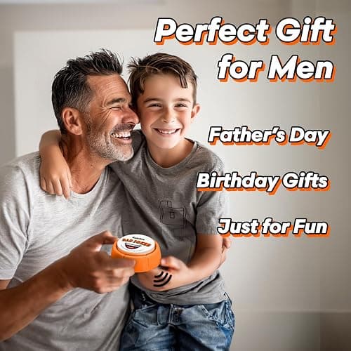 KadoBox - Funny Dad Jokes Electronic Sound Button - 135+ British One Liner Audio Dad Jokes from Daughter and Son - Funny Gifts for Men - Gifts for Dad thumbnail 3