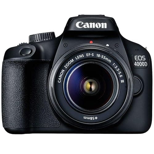 Canon EOS 4000D / Rebel T100 DSLR Camera 18-55mm Zoom Lens + ZeeTech Accessory Bundle with SanDisk 32GB Memory Card, Cleaning Starter Kit, High Speed Memory Card Reader (Renewed) thumbnail 2