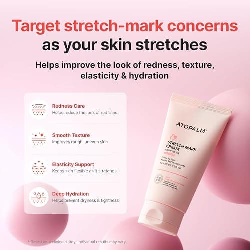 ATOPALM Maternity Care Stretch Mark Cream, 150ml 5 Fl Oz, Canola Oil Postpartum Skin Care| Pregnancy Red Lines Relief | Skin Swelling Elasticity Improvement| Gentle Body Moisturizing | Kbeauty thumbnail 4