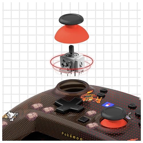 Wireless HORIPAD Turbo for Nintendo Switch 2 (Pokémon Pixel Red) Rechargeable Controller thumbnail 5