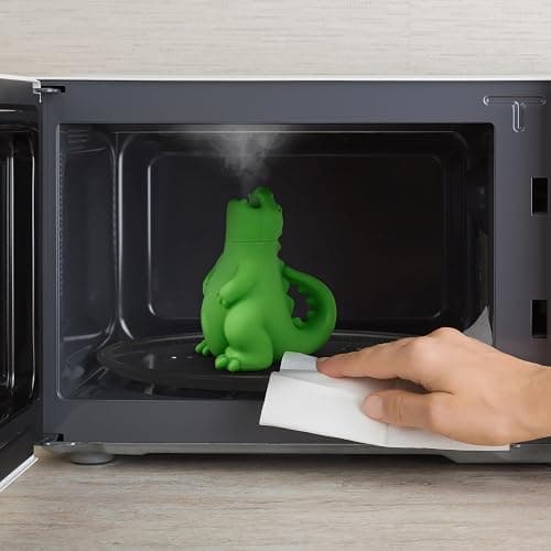 Genuine Fred DRAGON'S BREATH Microwave Steam Cleaner, BPA-Free Silicone Dragon Design, Easy to Use, Reduces Cleaning Time, Dishwasher Safe, Fun and Effective Kitchen Gadget thumbnail 3
