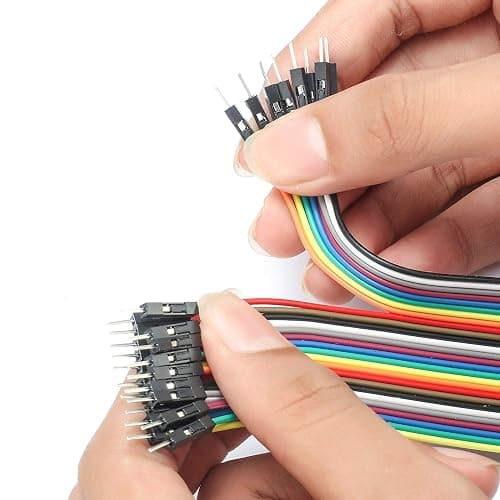 DEYUE 3 Set Standard Jumper Wires Plus 3 Set of Solderless Prototype Breadboard 830 tie Points Breadboard | 3 Set of M/F, M/M, F/F - Each 40pin Electronic Jumpers Wire thumbnail 4