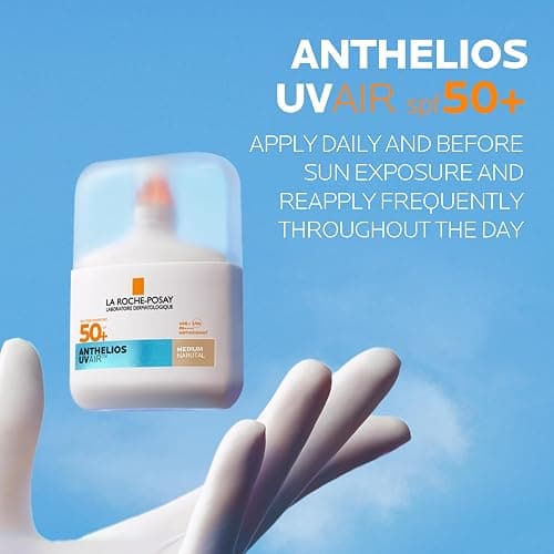 La Roche-Posay Anthelios UVAIR Serum Sunscreen SPF50+ Medium, Tinted, 50ml | Tinted serum sunscreen for all skin types, enriched with hyaluronic acid, niacinamide, and vitamin E for high protection thumbnail 8