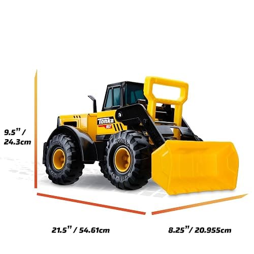 Tonka Steel Classics Front Loader - Made with Steel & Sturdy Plastic, Yellow Toy Construction Truck, Boys and Girls, Kids, Toddlers, Ages 3+ - Front Loader thumbnail 7
