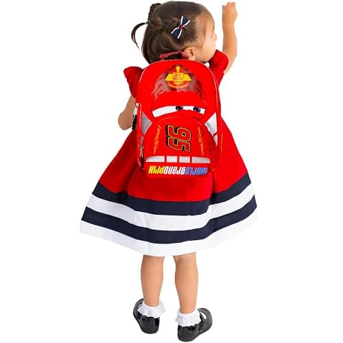 Disney Little Boys' Cars 12 Inch Backpack - One Size - Red thumbnail 4