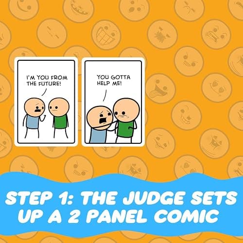 Joking Hazard by Cyanide & Happiness - 360+ Funny & Inappropriate Comic Cards, Hilarious Party Games | Includes Add-Your-Own-Words Cards | Main Card Game thumbnail 5