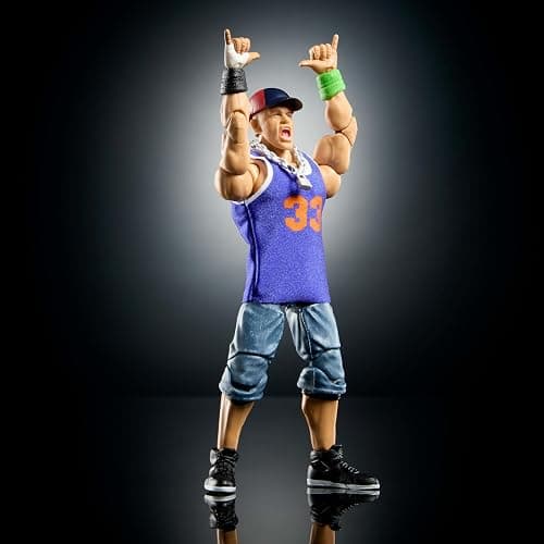 Mattel WWE Ultimate Edition John Cena 6-inch Action Figure & Accessories Set, 10+ Pieces Include Swappable Heads & Hands (Amazon Exclusive) thumbnail 2