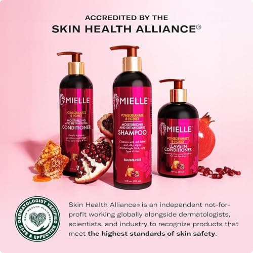 Mielle Organics Pomegranate & Honey Moisturizing and Detangling Shampoo and Conditioner for Type 4 Hair thumbnail 2