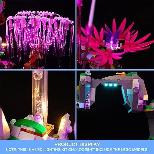 VONADO Led Light Kit Compatible with Lego Avatar Toruk Makto & Tree of Souls 75574 (No Model)，Lighting Kit Compatible with Lego 75574 for Adults (Standard Version) thumbnail 3