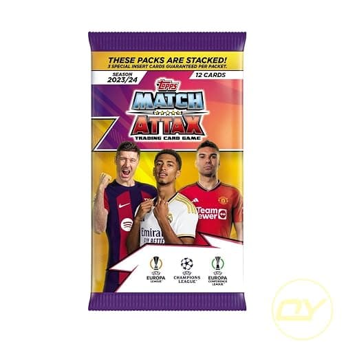 Topps Match Attax 23/24 UEFA Champions League Trading Cards x 6 Packet Bundle - Soccer Cards 2023-2024 thumbnail 3