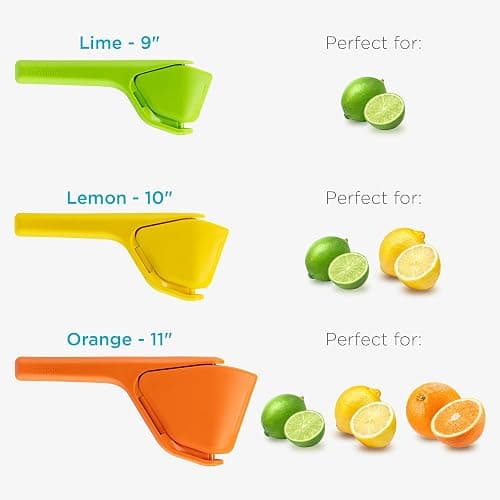 Dreamfarm Fluicer Fold-Flat Citrus Juicer - Lemon Easy, manual fresh lemon juice squeezer with pip catcher, suits lemons and limes, compact storage, 10" | Space-saving storage, gets every last drop thumbnail 3