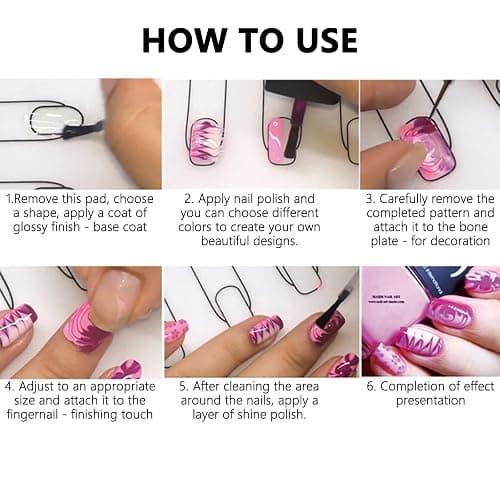 Nail Tech Practice Mat, Acrylic Nail Art Training Silicone Mat, Foldable Washable Nail Desk Mat for Practice Nails, Nail Salon Accessories & Nail Art Practice Sheet thumbnail 3