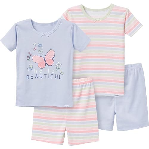 4-Piece Boys Dino Snug Fit Pajama Set - Image 1