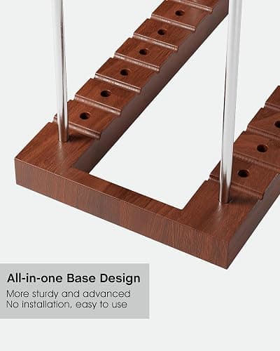 BS-VOG Now Playing Vinyl Record Stand, 50 LP Vinyl Record Storage with Non-slip Grooves, Wood Now Spinning Vinyl Record Holder for Albums Magazine Rack Magazine Organizer Record Display, Gift Package thumbnail 8