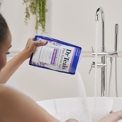 Dr Teal's Epsom Salt Soaking Solution, Soothe & Sleep, Lavender, 3lbs thumbnail 6