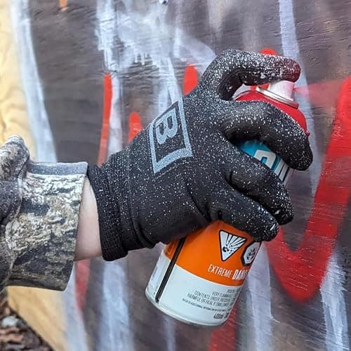 DANG HiFlow High Pressure Graffiti Spray Paint Set of 12 Popular Colors, 400ml Cans, Fast-Drying Gloss Finish, Weather Resistant Graffiti Paint, Ideal for Murals, Metal, Canvas, Orange Dot Fat Caps thumbnail 5