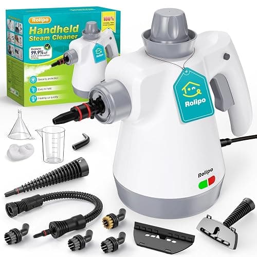 Nettoyeur Vapeur Portatif 1050W, Nettoyage Haute Température – 100% Sans Chimie Désinfection, Appareil Multifonction pour Cuisine, Salle de Bain, Voiture, Sols et Tissus - Image 1