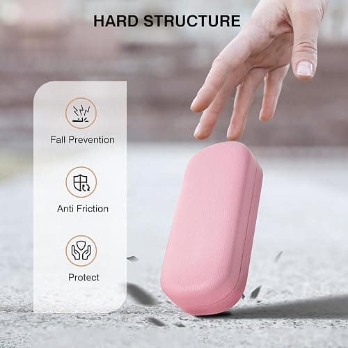 Marvolia Glasses Case Large Hard Shell Eyeglasses Case PU Leather Protective Case for Sunglasses Eyeglasses thumbnail 4