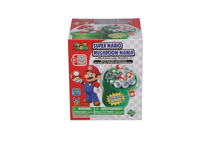 EPOCH Games Super Mario Mushroom Mania Balancing Game, Tabletop Skill and Action Game, Ages 4+ thumbnail 9