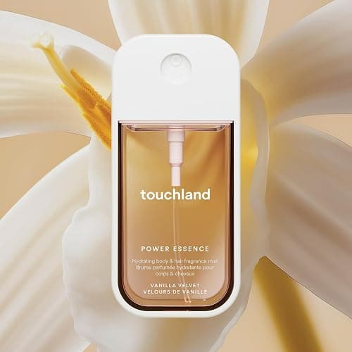 Touchland Hydrating Body & Hair Fragrance Mist, Vanilla Velvet, 2 FL. OZ. Travel Size Body Spray thumbnail 3