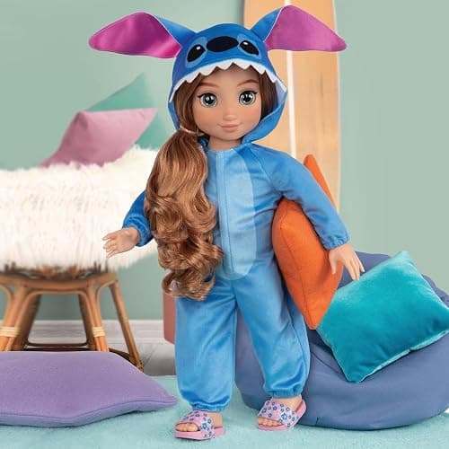 Disney Store 18" Stitch Inspired Fashion Doll with Accessories, Toothbrush, Toy Toothpaste and Shoes - Disney Dolls for Girls 6 Years +, Strawberry Blonde Doll thumbnail 2