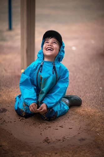 Tuffo Unisex Baby Infant Muddy Buddy Coverall, Blue, 18 Months - Blue - 18 Months - Coverall thumbnail 6