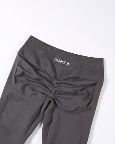 AUROLA Influence Workout Leggings for Women, Seamless Compression Tummy Control Leggings Mid Rise Yoga Pants thumbnail 4