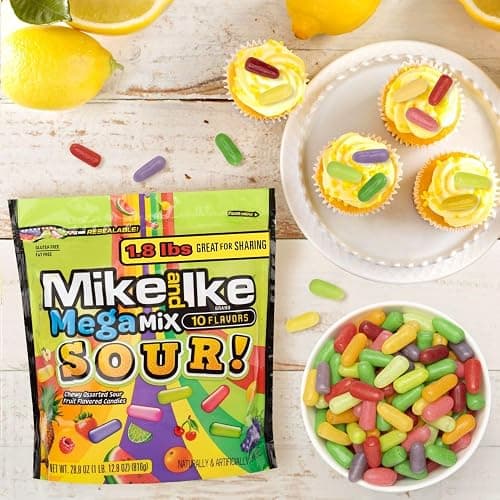 Mike and Ike, Mega Mix Sour, 28.8 Ounce thumbnail 4