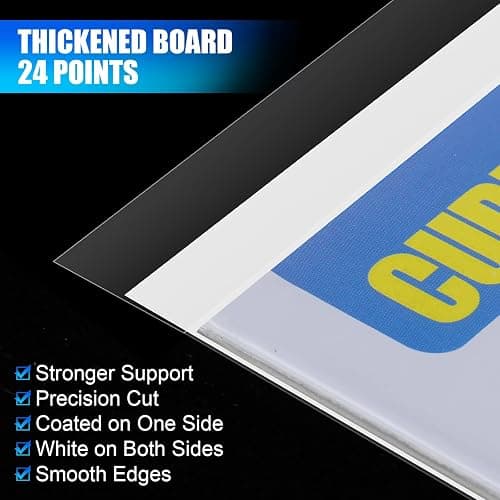 200 PCS Current Size Comic Book Boards, 6.75" x 10.5" Acid-Free Comic Book Backing Boards, Thick and Durable Books Board for Comic Book Storage and Preservation thumbnail 5