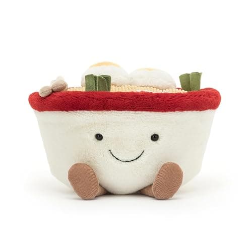 Jellycat Amuseables Ramen Stuffed Toy, 6.5 inches - Food Plush - Fun Gift Idea thumbnail 6