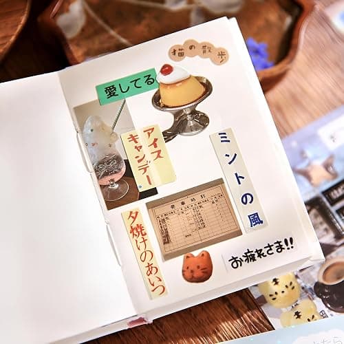 Japanese Sticker Book – 45 Sheets, 800+ Pcs Heisei Retro Romantic Memory Series Manga Books Style Korean Sticker for Stationery, Aesthetic Journaling Scrapbooking Decoration Adults Valentine Gifts thumbnail 2