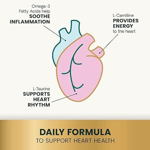 VetriScience Extra Strength Healthy Heart Chews, Vetri Cardio Supplement for Dogs, Heart Support Supplement with Taurine, Carnitine, CoQ10, Hawthorn and Berberine, Chicken, 60 Count thumbnail 6