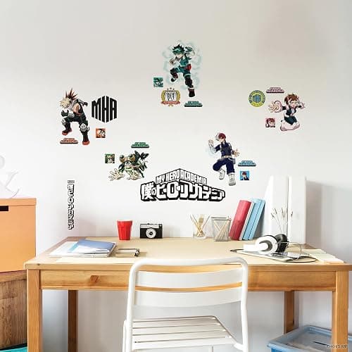 RoomMates My Hero Academia Peel and Stick Wall Decals, RMK5510SCS thumbnail 4