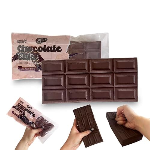 Slow Rising Squishy，Stress Ball，Stress Toy, Fidget Toys ，Party Favor Gift (Dark Chocolate-1pcs) - Image 1