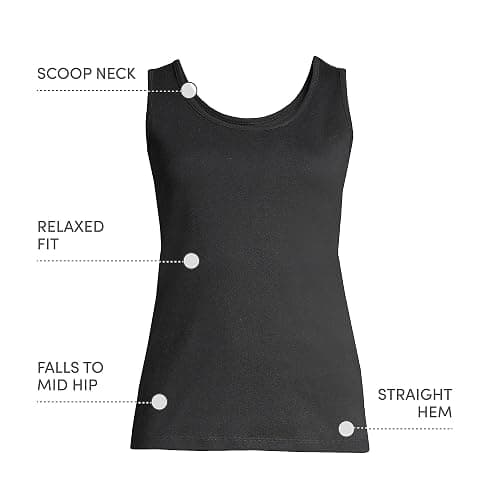 Lands' End Women's Cotton Tank Top thumbnail 5