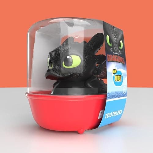 TUBBZ Mini: How to Train Your Dragon - Toothless Cosplaying Rubber Duck Vinyl Figure thumbnail 2