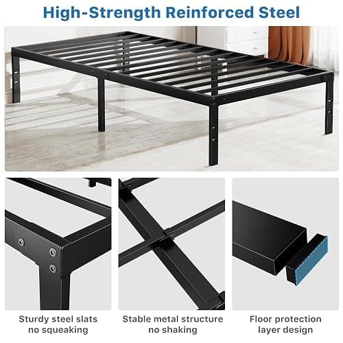 OLIXIS Metal Twin Bed Frame thumbnail 5