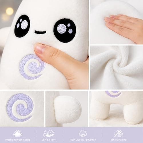 BOP TOY Air Sprite Plush 9.8 Inch Video Game Inspired Stuffed Doll | Soft Sprite Plush with Game Character Design, Cute Collectible Toy for Gamers & Fans, for Home Decor & Gift Choice thumbnail 4