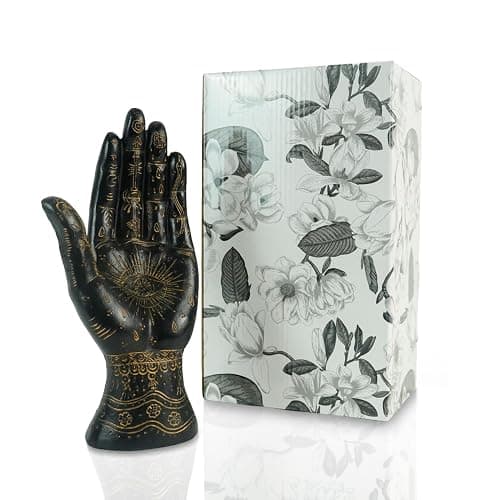 Skyant Palmistry Hand Resin Decor (Black) thumbnail 9