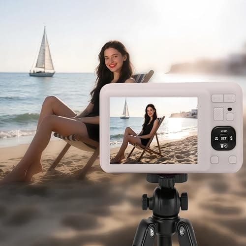 SZHSYJY Case for Kodak PIXPRO FZ55,FZ55 accessories,Soft Silicone Protective Case Removable Lens Cover,Comes with 2 Screen Protectors and 1 Wrist Strap. (Jelly Pink) thumbnail 2