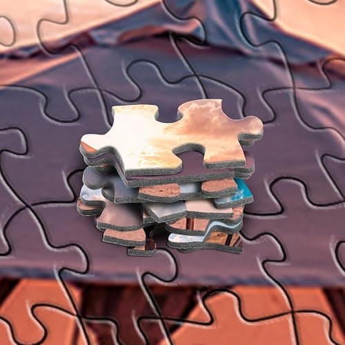 Rocorose 1000 Piece Jigsaw Puzzle, Inspirational Beach Puzzles for Adults and Families, Tropical Ocean Sunrise Sunset Scene Nature Puzzle, HD Quality Challenging Landscape Photo Puzzle Games thumbnail 6