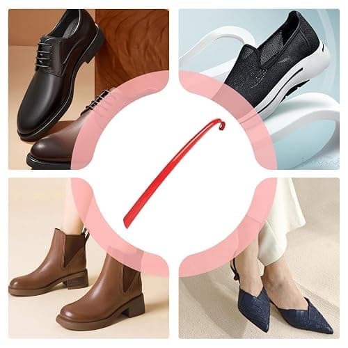 Long Handled Shoe Horn Flexible Shoes Accessories Shoehorns Lazy | Shoe Helper Shoe Horns Wear Helper Seniors Men Women Kids Adults Long Handle Horn Flexible Accessories Easy thumbnail 3