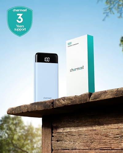 charmast Power Bank Portable Charger with Reinforced Built-in 4 Cables | 3A Fast Charging,10000mAh,6 Outputs 3 Inputs,Travel Essentials,TSA Compliant,LED Display,compatible with iPhone Samsung Moto thumbnail 9