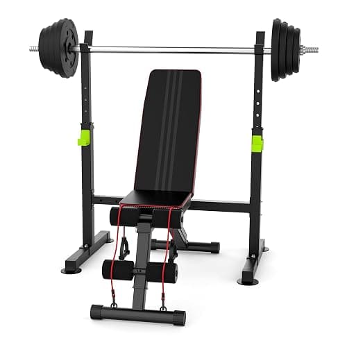 FitinOne Adjustable Folding Weight Bench for Home Gym, 660 lbs Capacity Multi-Functional Workout Bench Sturdy Durable for Full Body thumbnail 8
