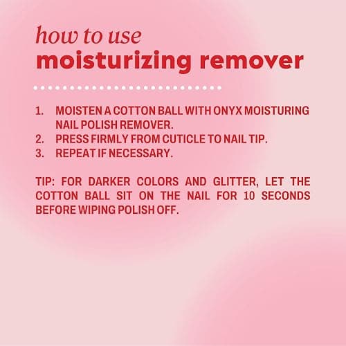 Onyx Professional Nail Polish Remover with 7 inch Nail File, Strawberry Scent, Made in USA, 16 fl oz - Moisturizing Formula, Acetone-based Gel Polish Remover, Enhanced with Vitamin E, Grape Seed Oil thumbnail 8